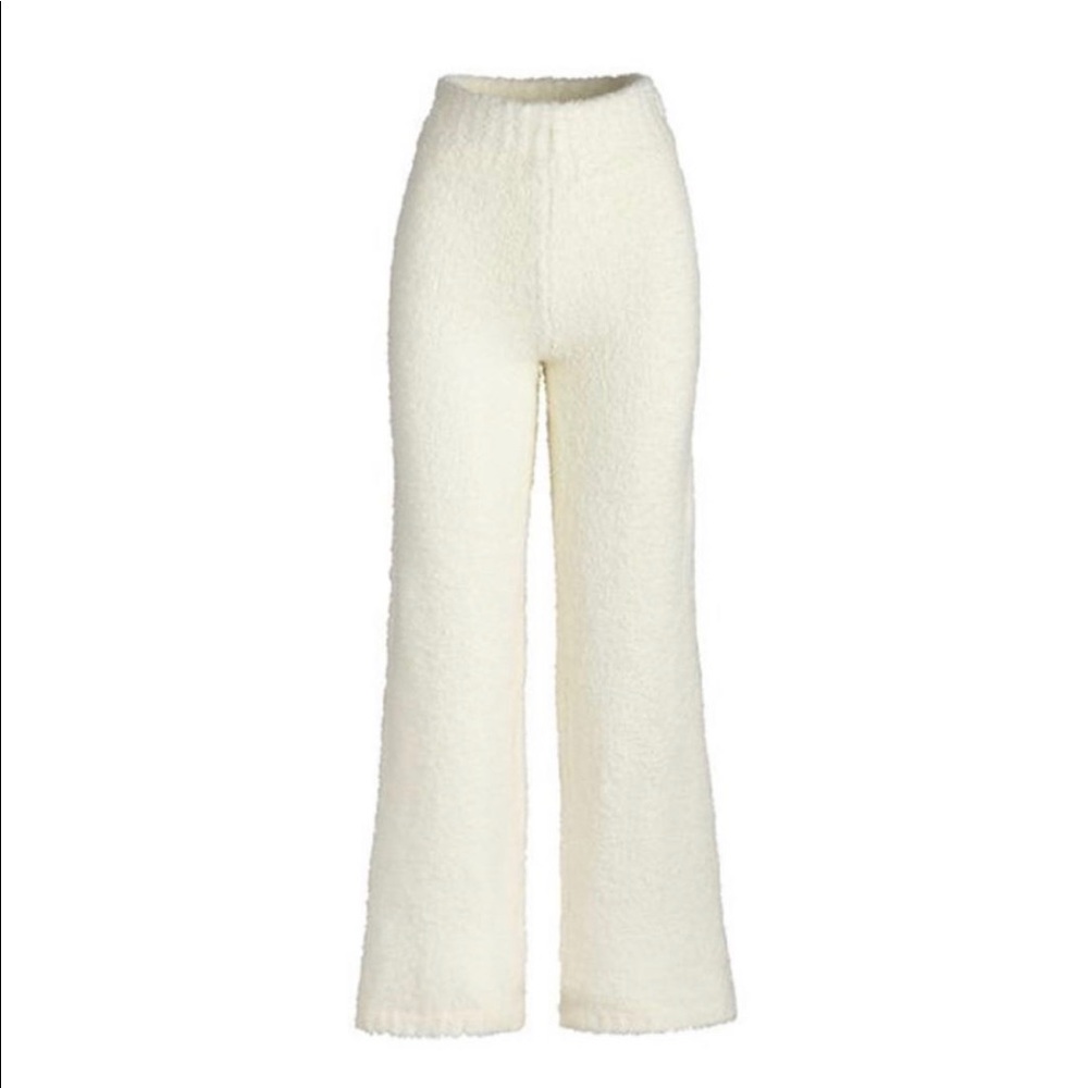Skims cozy knit bone pants xxs xs collection - Picture 2 of 14